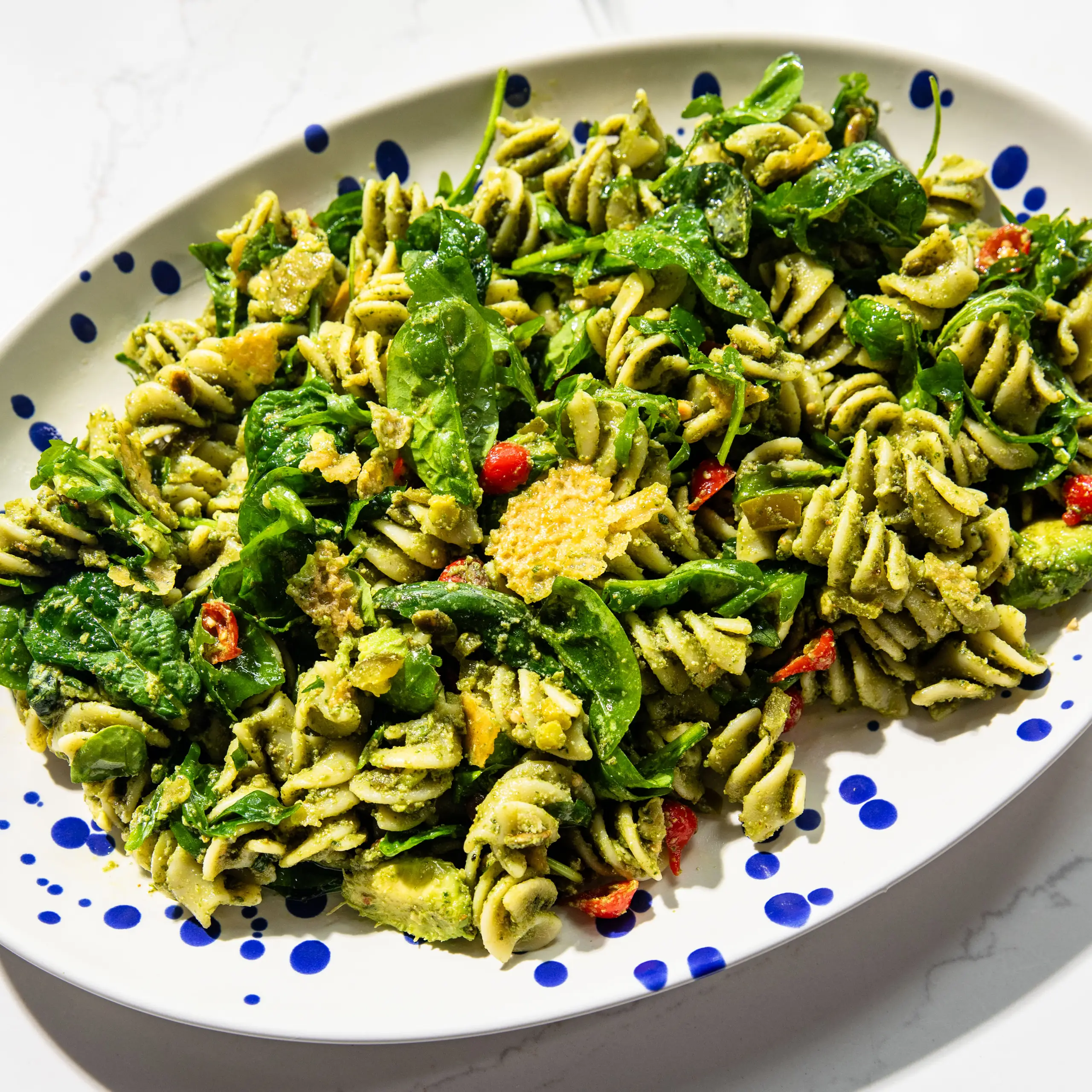 Crispy Chilli Cheese Pasta Salad