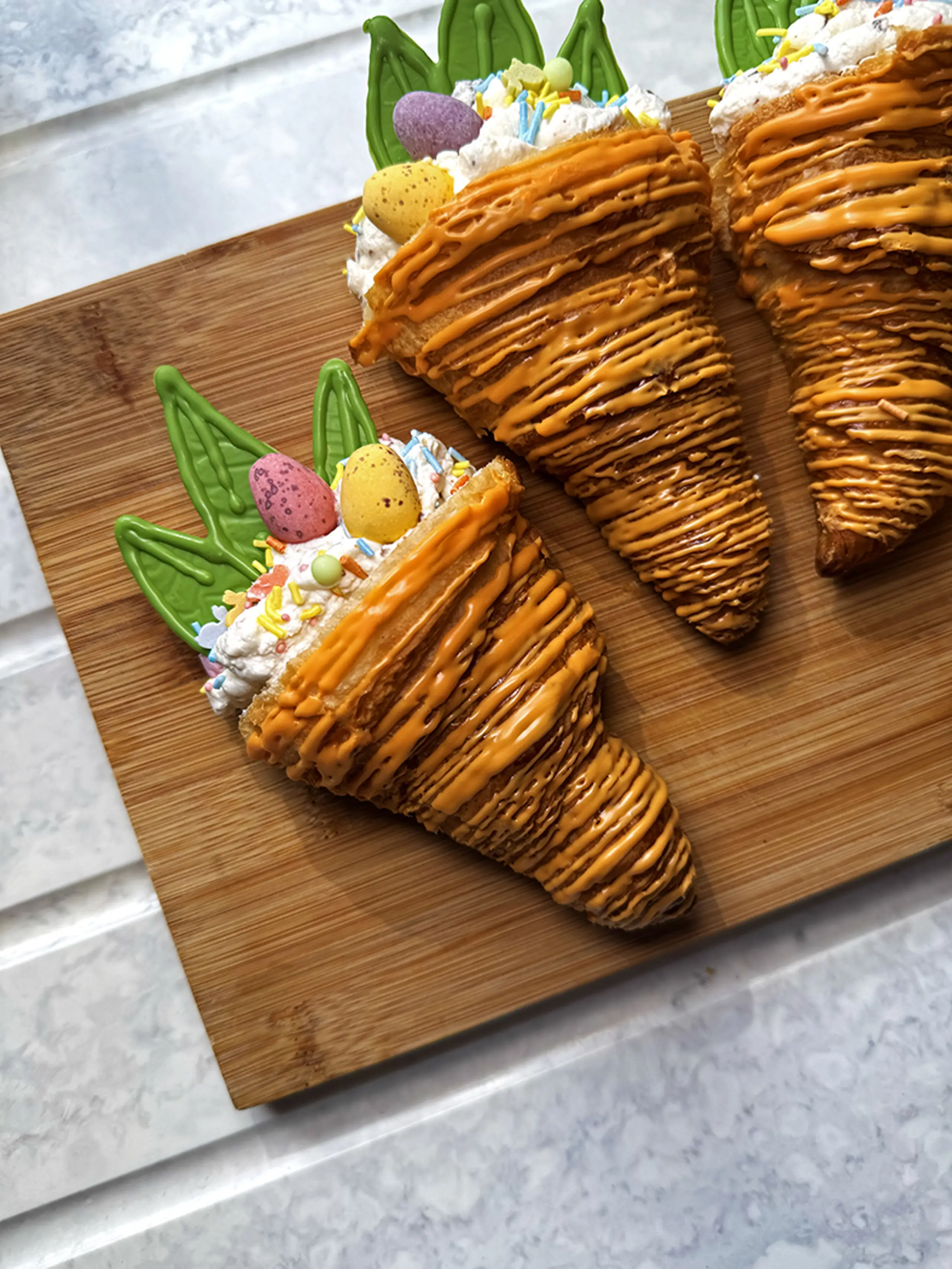 Easter Carrot Croissants 