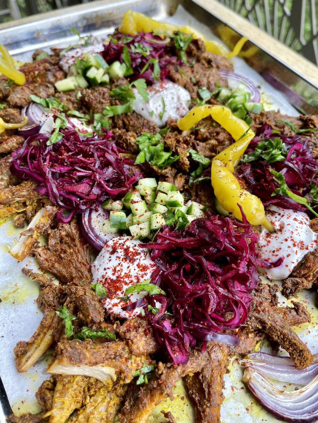 Mushroom Shawarma Traybake 
