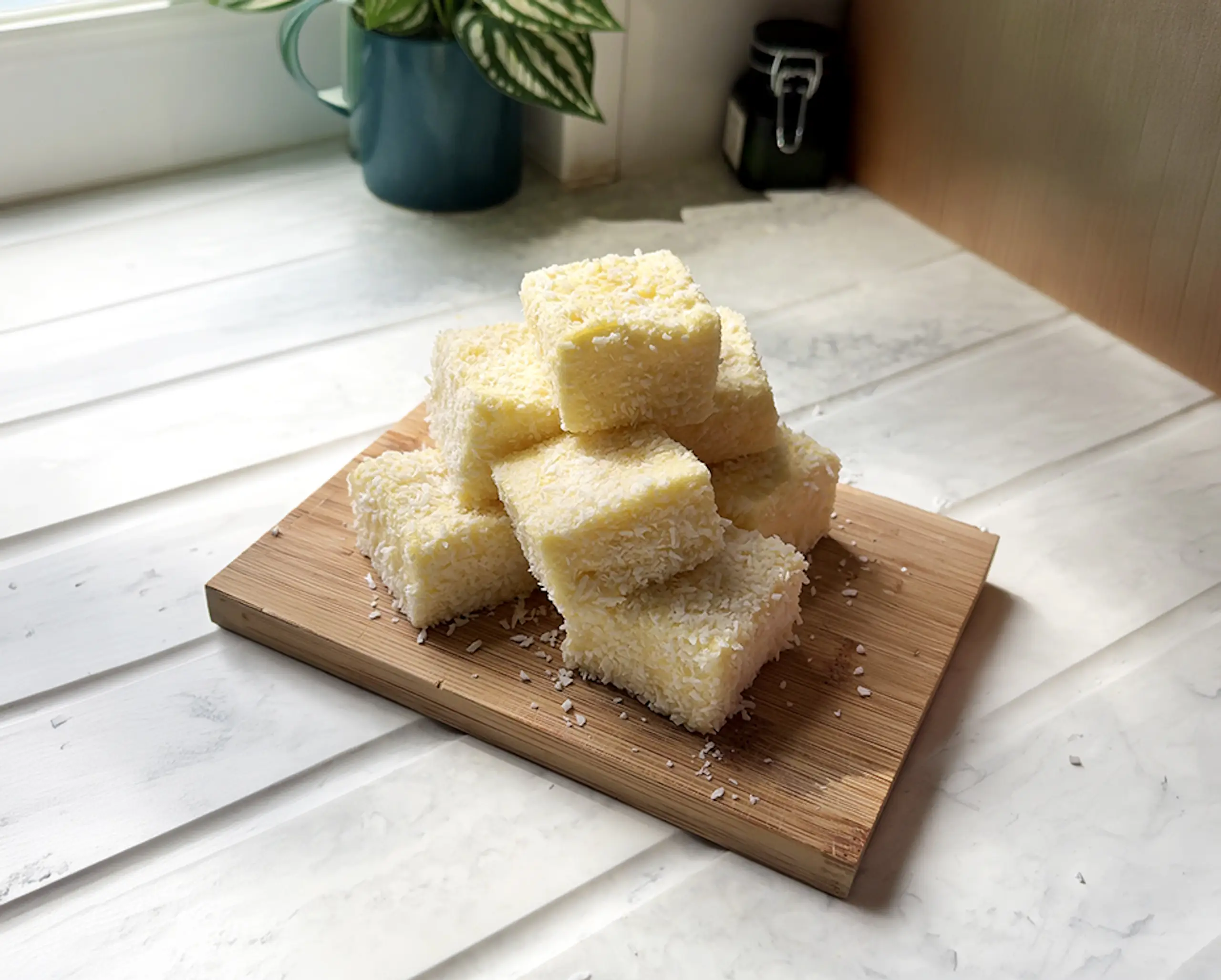 3 Ingredient Mango Coconut Marshmallows