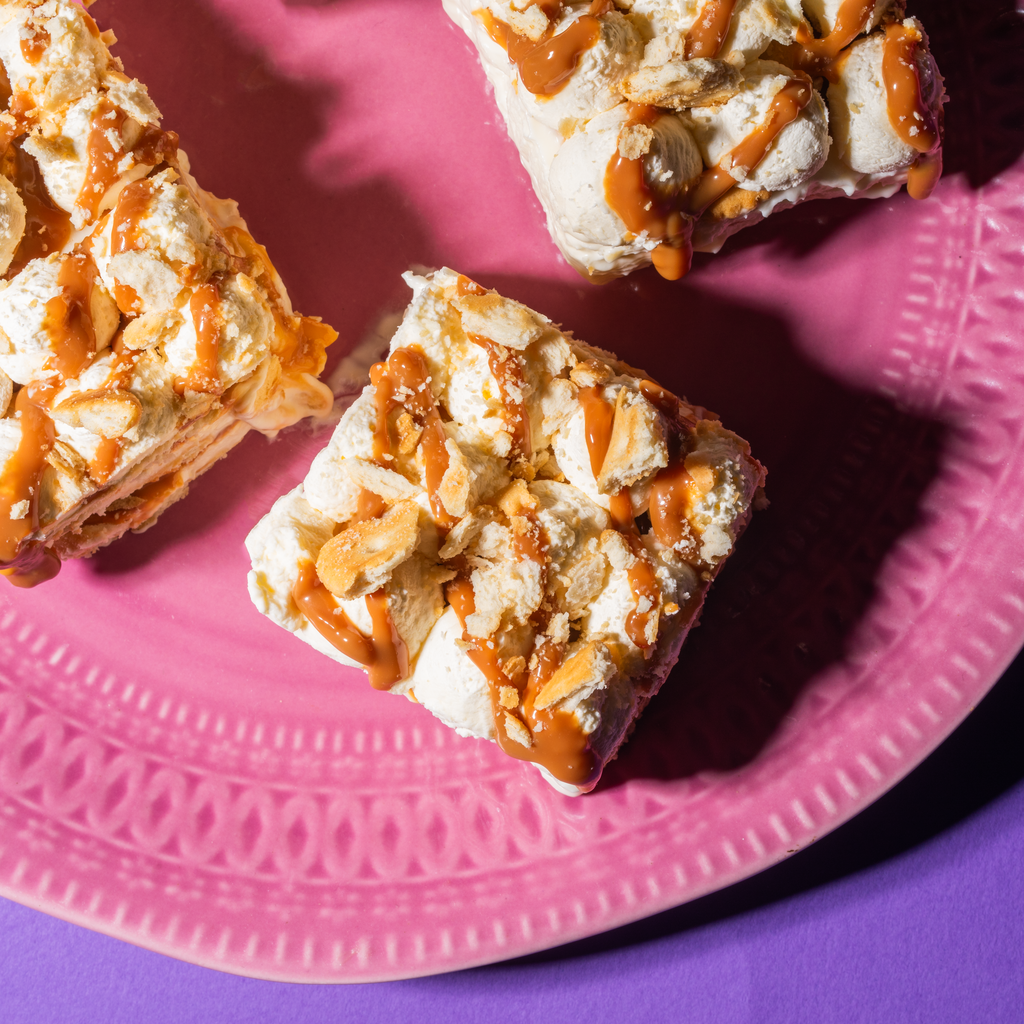 Salted Caramel Ritz Cracker Freezer Cake