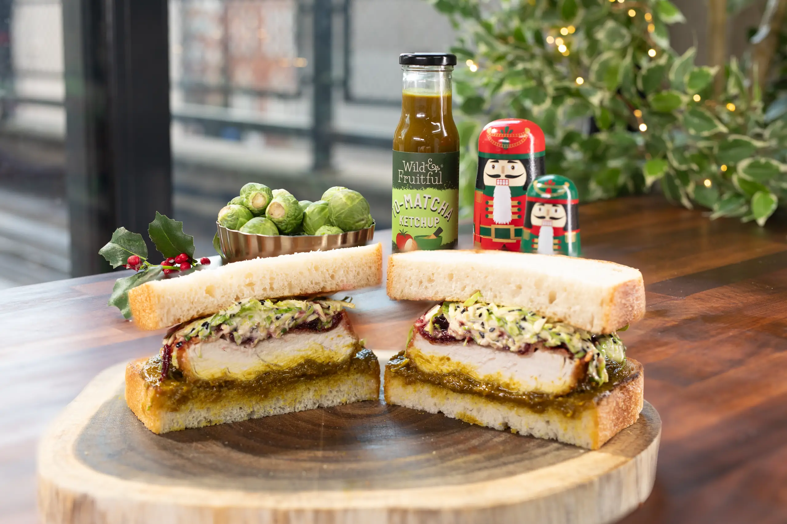 To-Matcha Tonkatsu Xmas Sando