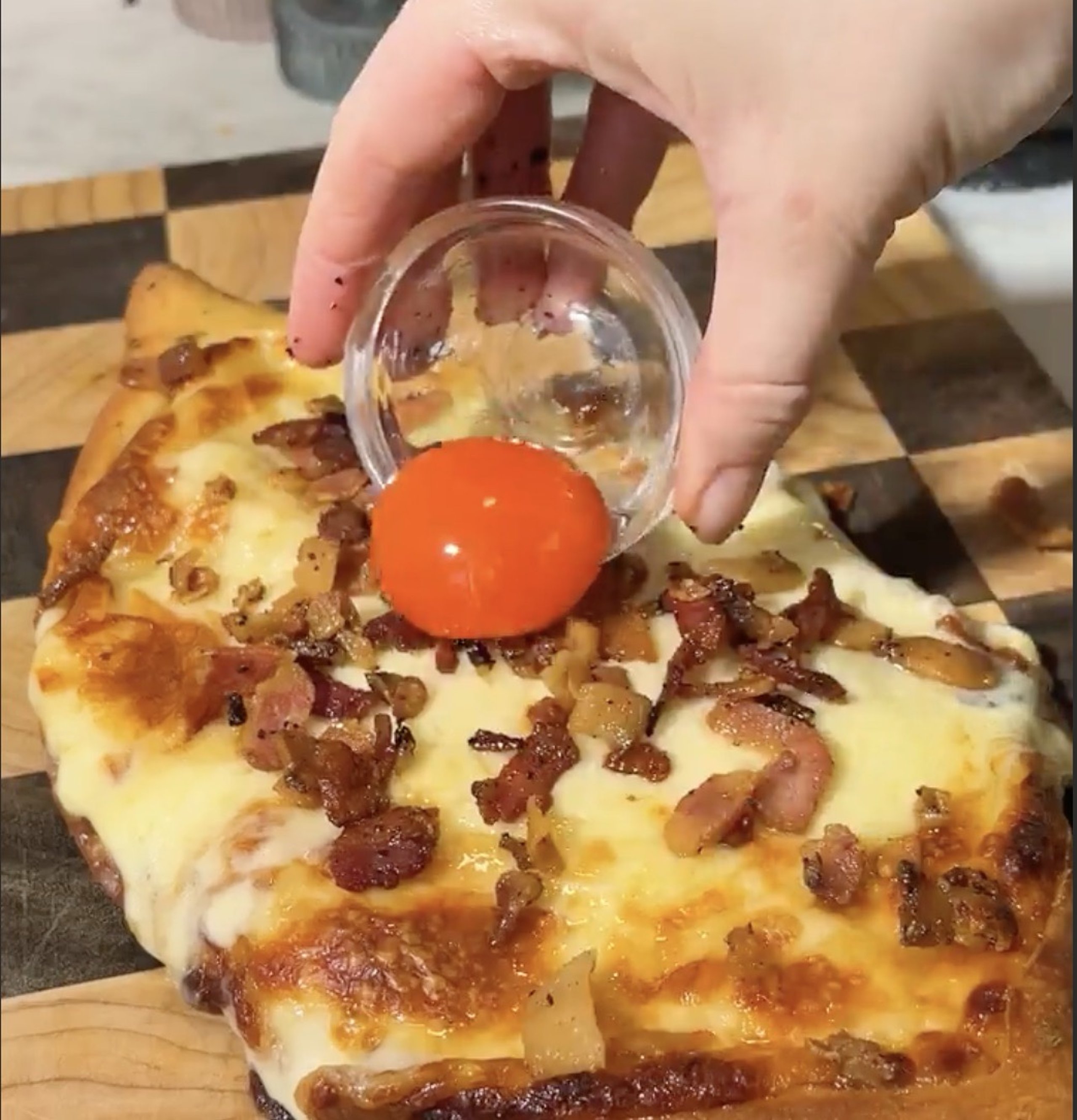 Carbonara Inspired Khachapuri