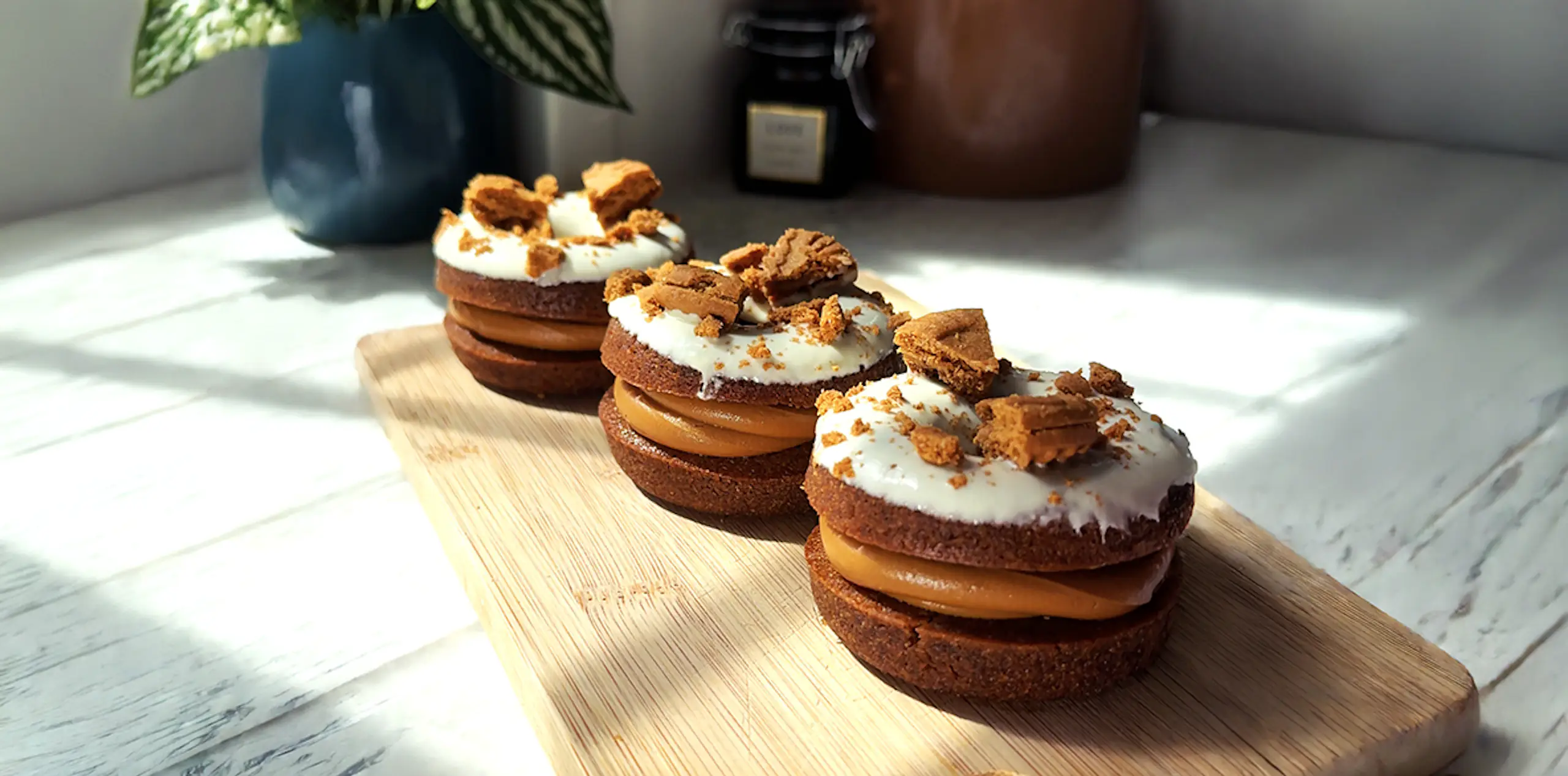 Biscoff Biscuit Doughnuts