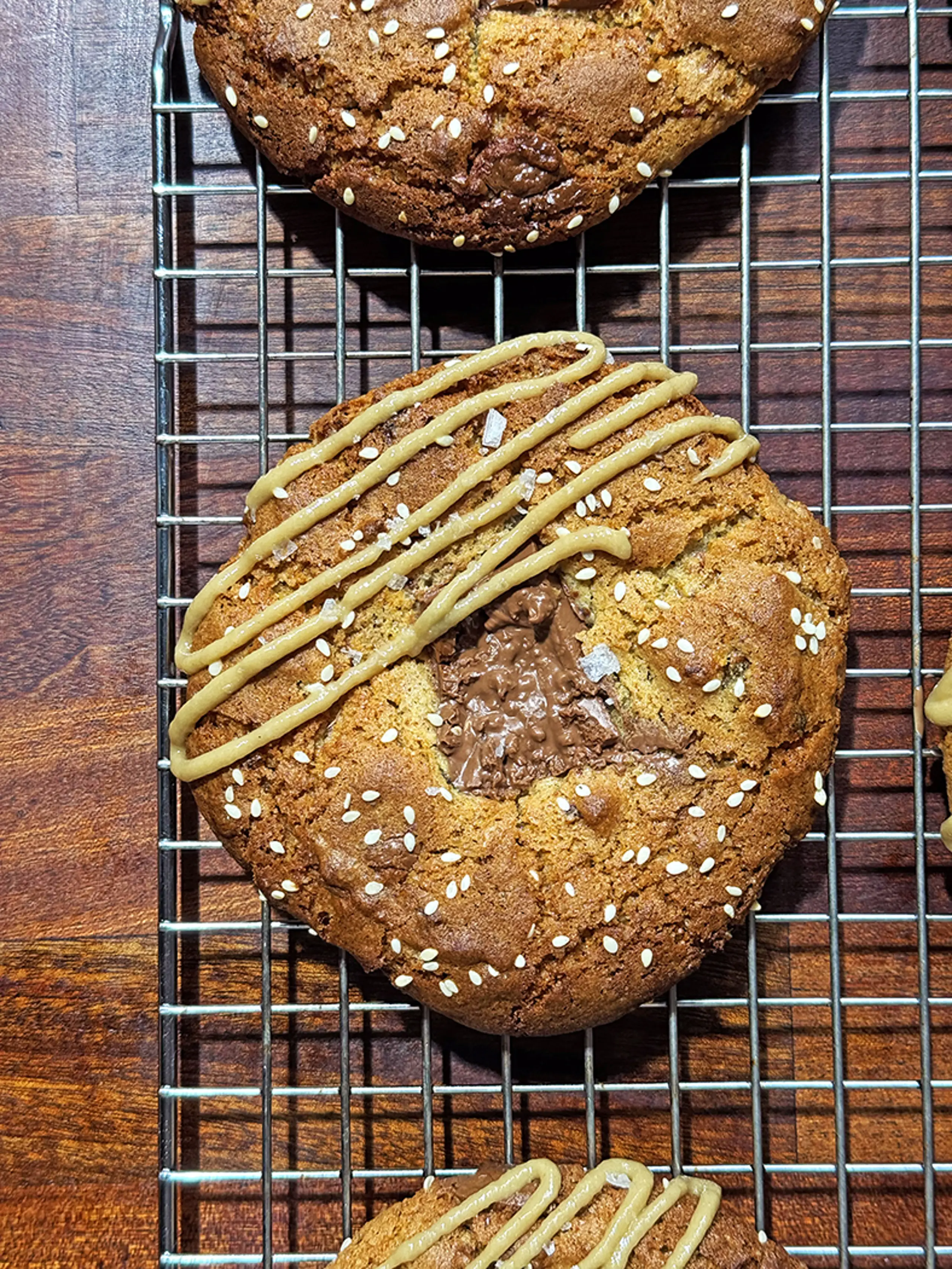 Tahini Chocolate Cookies