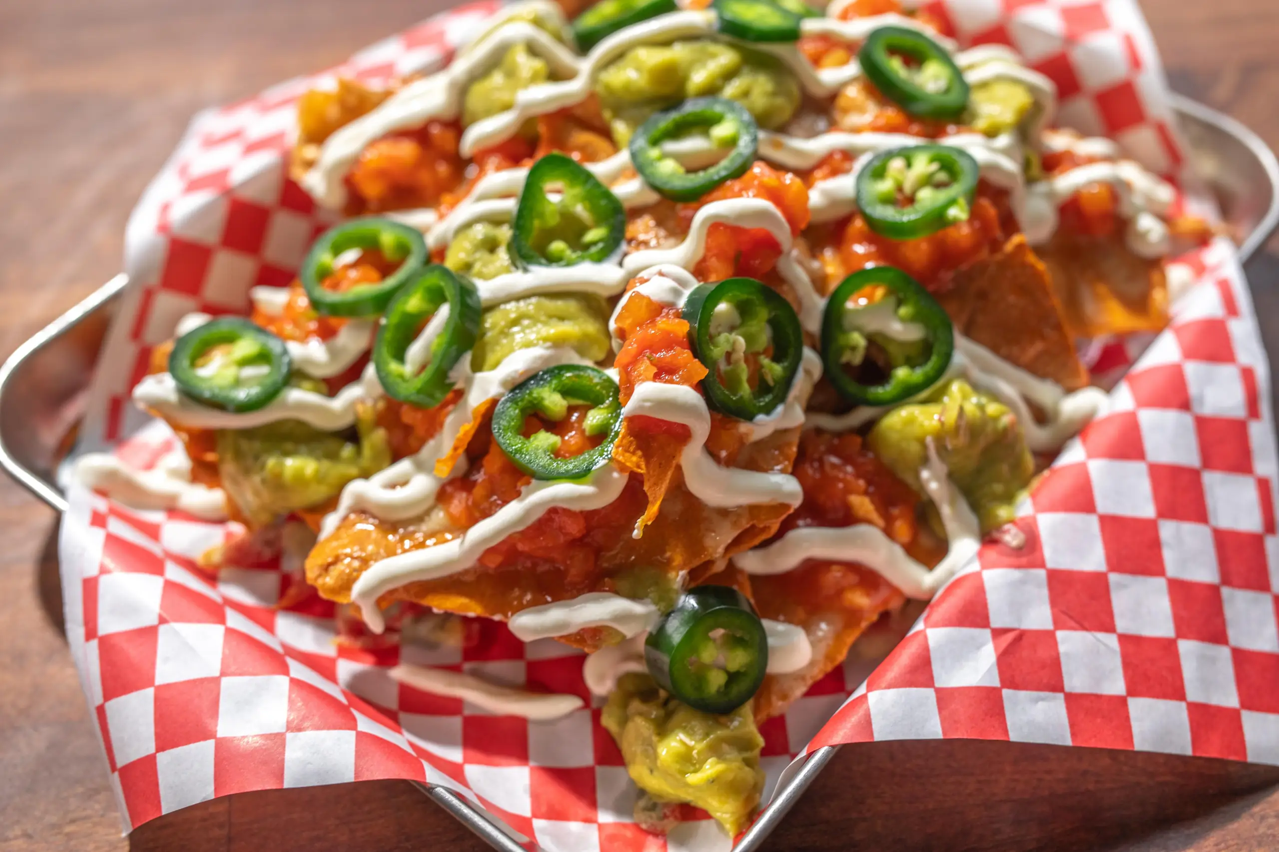 Chicken Chicharrón Nachos