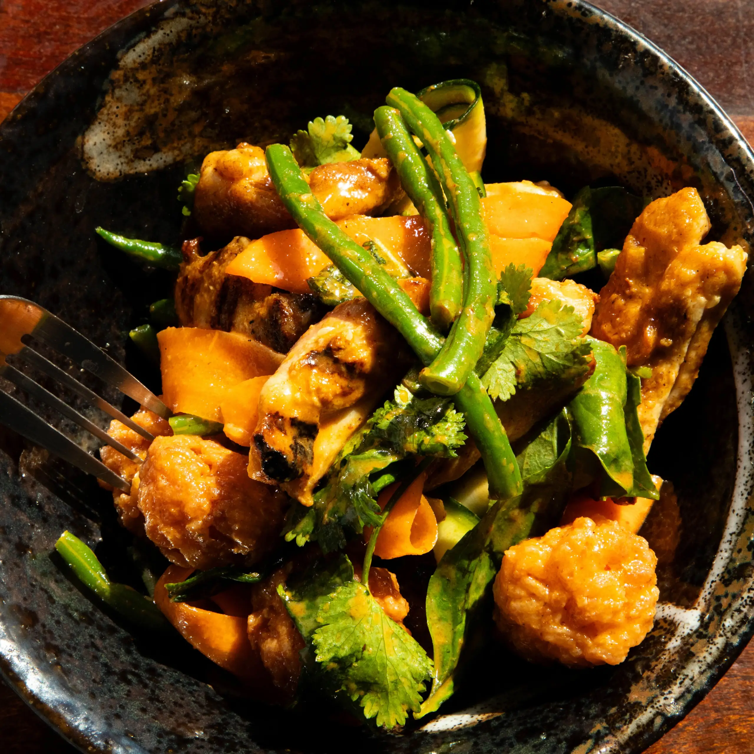 Red Thai Curry Salad 