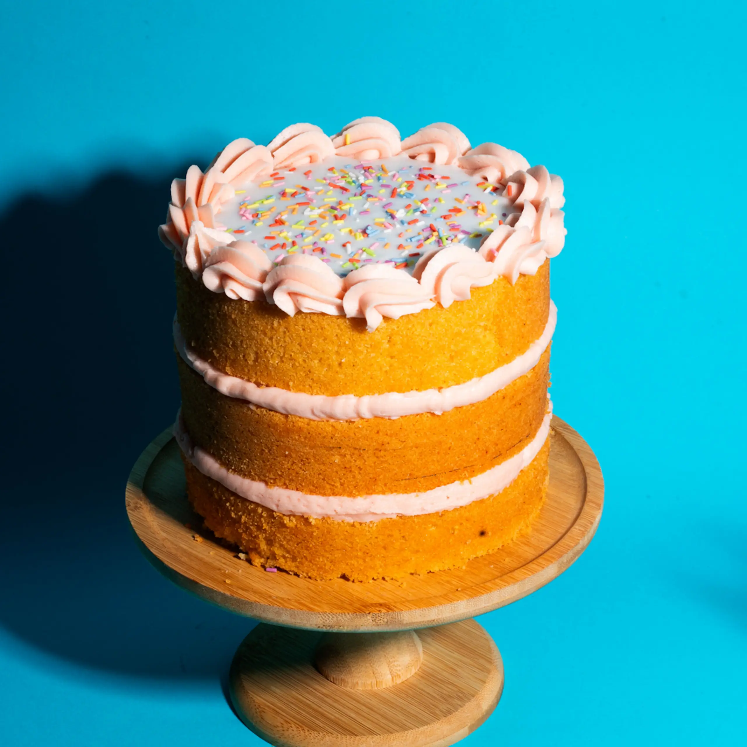 Strawberry Milkshake School Cake