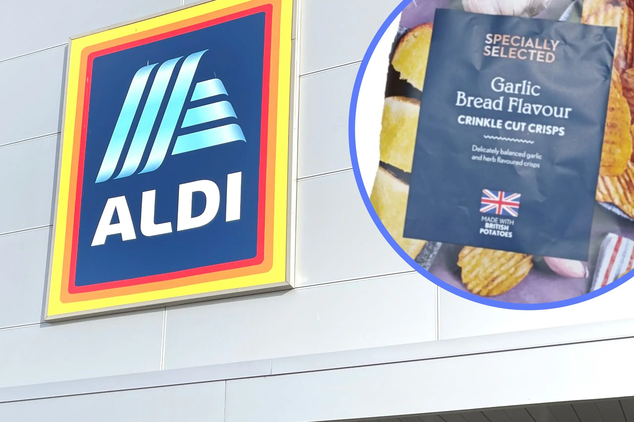 Aldi is selling garlic bread flavoured crisps and we're very here for it