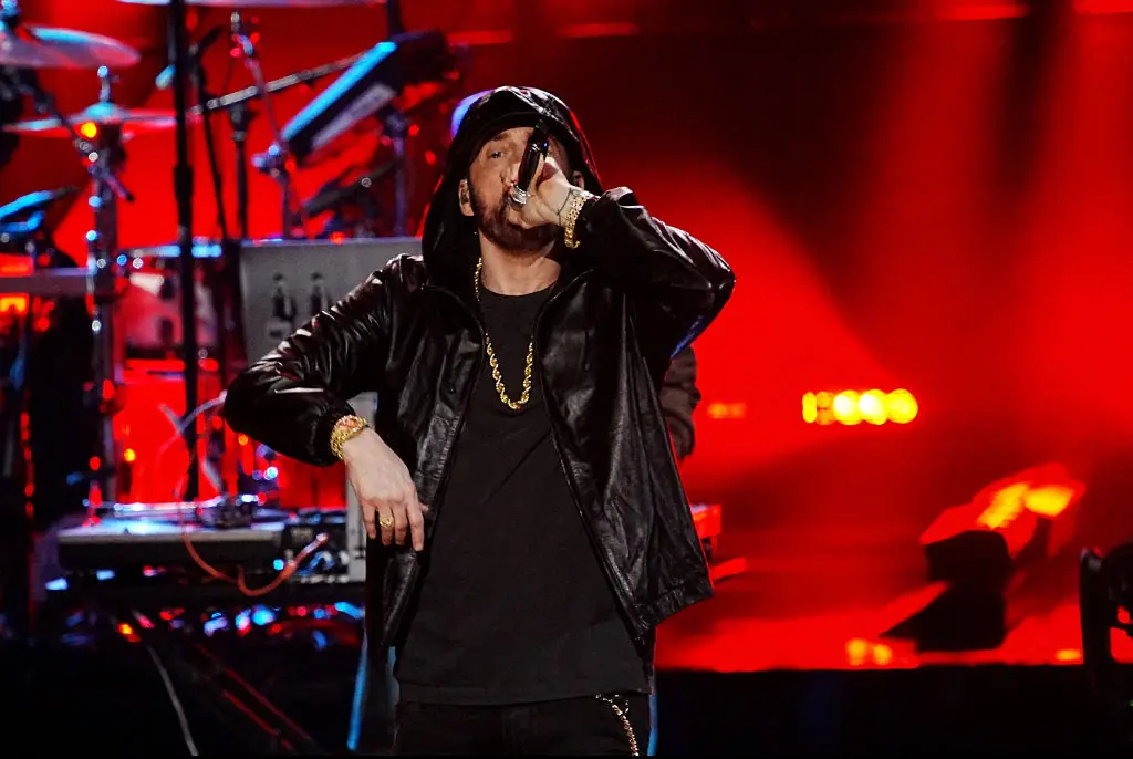 Eminem has been sober since April 2008. Credit: Jeff Kravitz / Getty