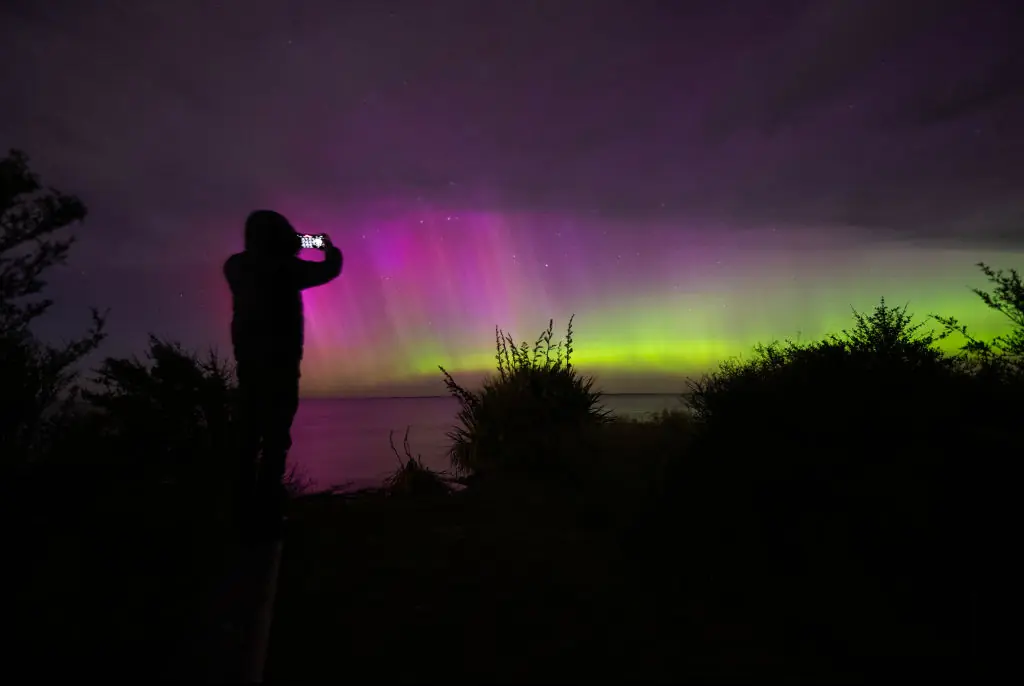The southern lights over New Zealand. Credit:  NurPhoto / Getty