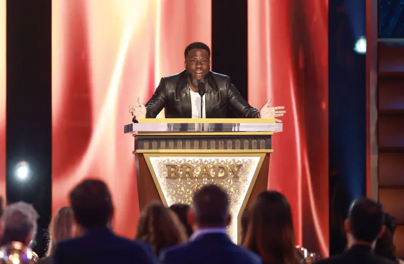 Kevin Hart did not hold back. Credit: Matt Winkelmeyer / Getty