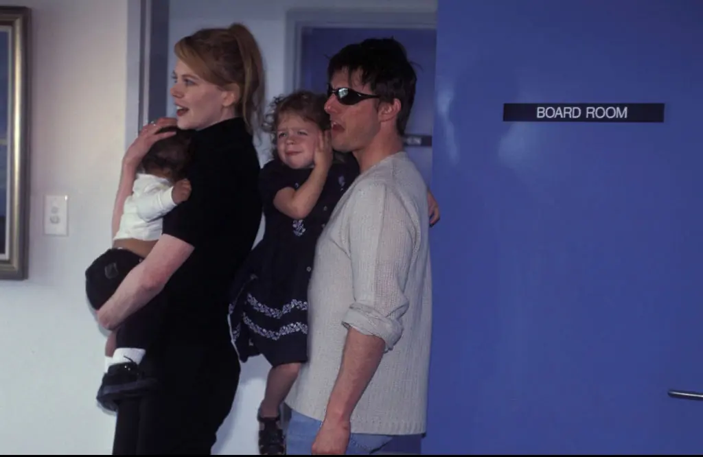 Cruise shares Bella and Connor with Nicole Kidman. Credit: Patrick Riviere/Getty