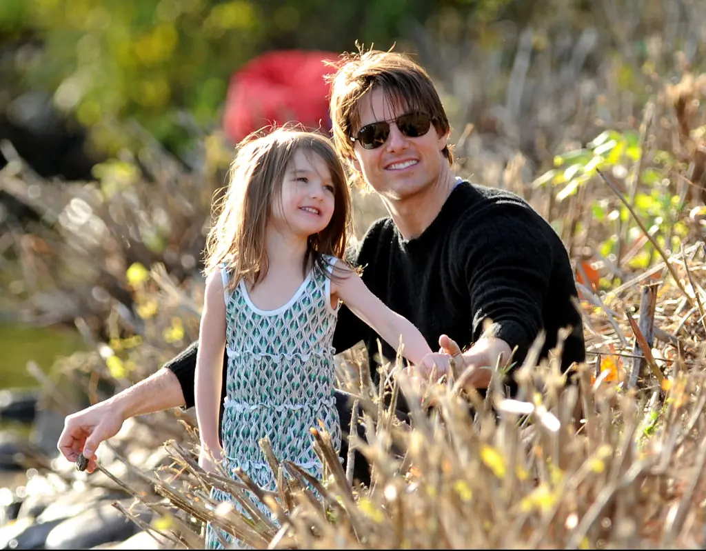 Suri and her father are now estranged. Credit: James Devaney/Getty