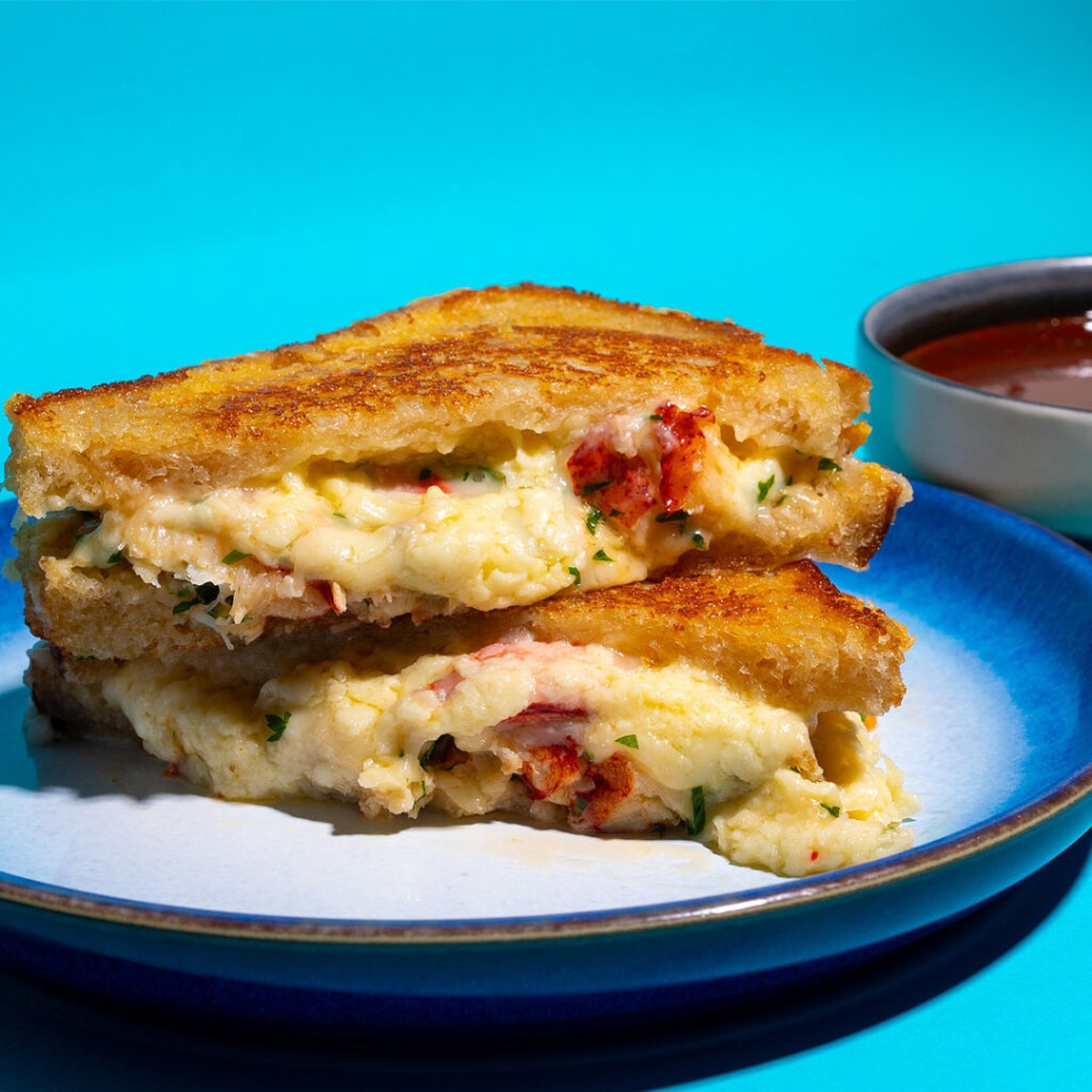 Lobster and Bisque Grilled Cheese