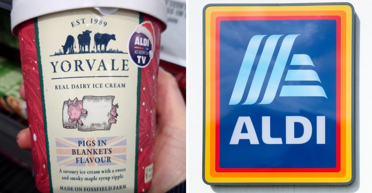 Aldis Christmas Secrets Christmas Pigs in blankets ice cream drops