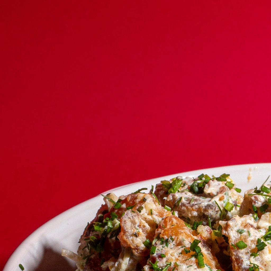 Roasted Potato Christmas Salad