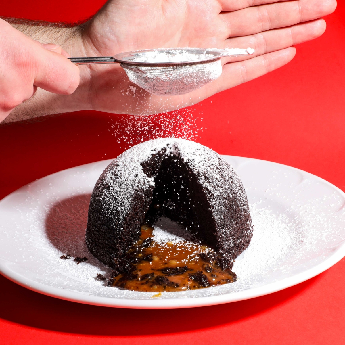 Rolo Melt in the Middle Christmas Pudding