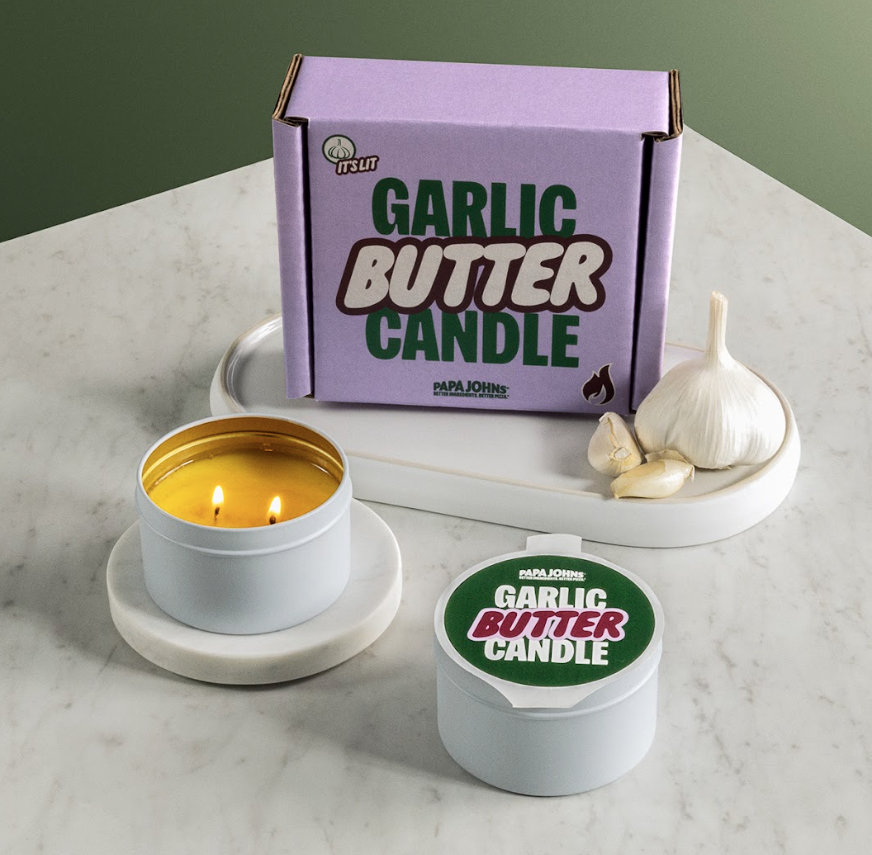 Papa Johns is releasing limited edition garlic butter candles