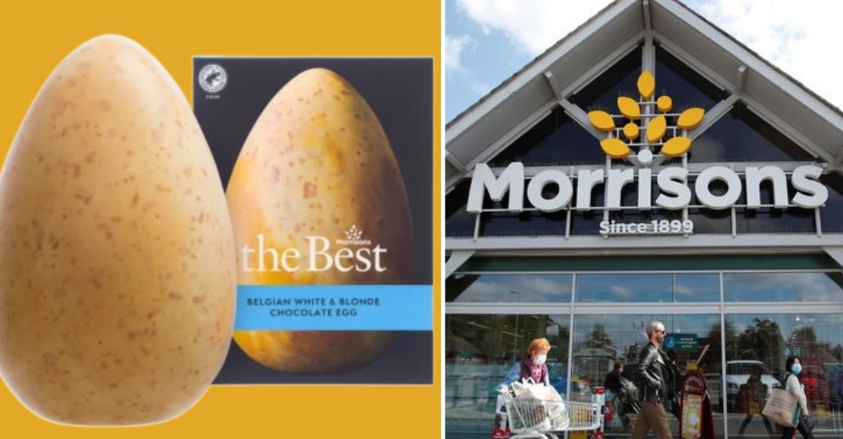 Morrisons sells blonde chocolate Easter egg