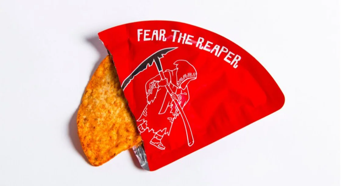 The Spiciest Tortilla Chip In The World Is So Hot It’s Sold In A Tiny Red Coffin