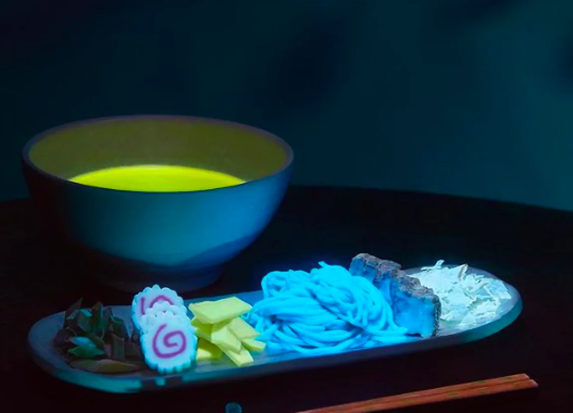 A restaurant has just started selling glow-in-the-dark ramen and it looks insane