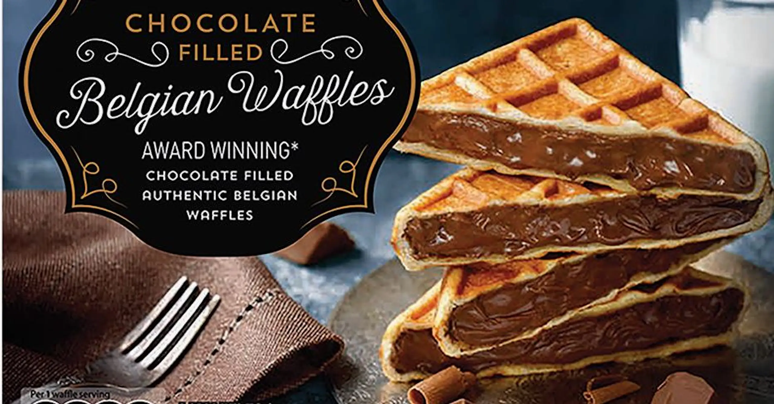 Aldi is now selling chocolate-stuffed waffles