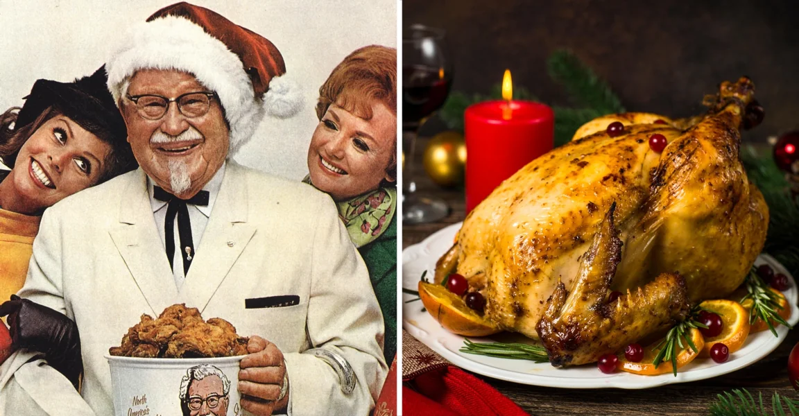 What food do people eat on Christmas Day around the world?