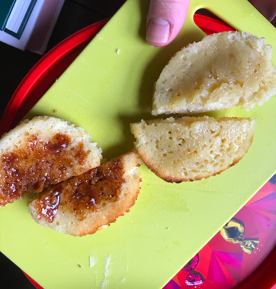 microwaved bread