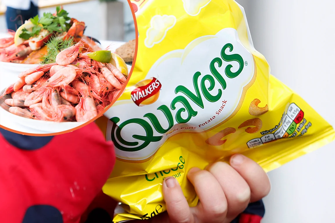 Walkers brings back 90s cult favourite crisps salt & vinegar and prawn cocktail Quavers