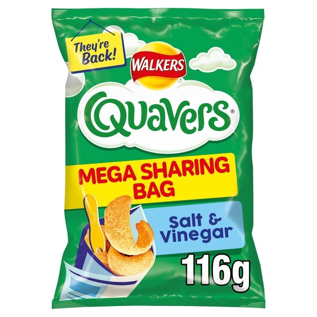 Salt and Vinegar Quavers (Credit: Walkers)