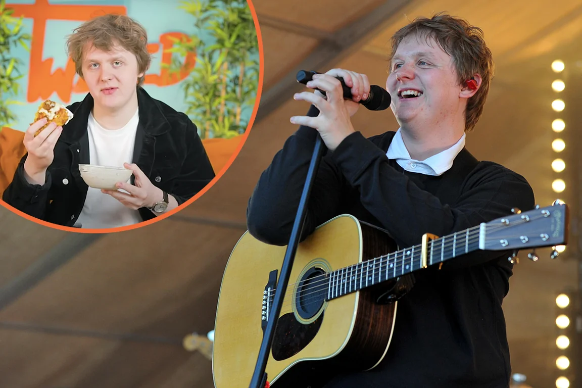 Lewis Capaldi on ordering three takeaways in a day and the food that makes his rider