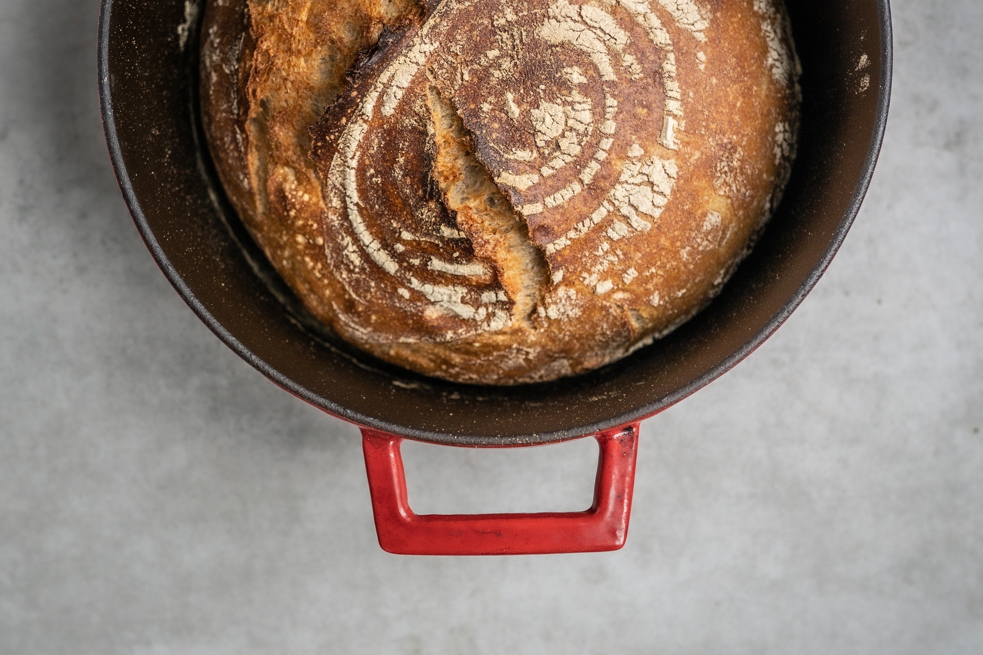 Bread in a Dutch oven