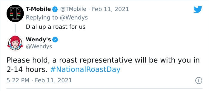 Wendys T-mobile roast