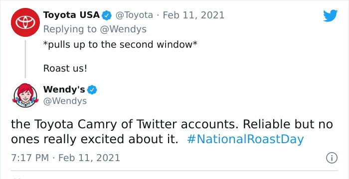 Toyota roast