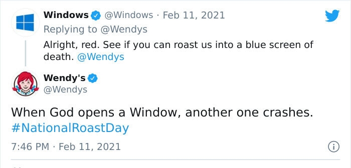 Windows roast