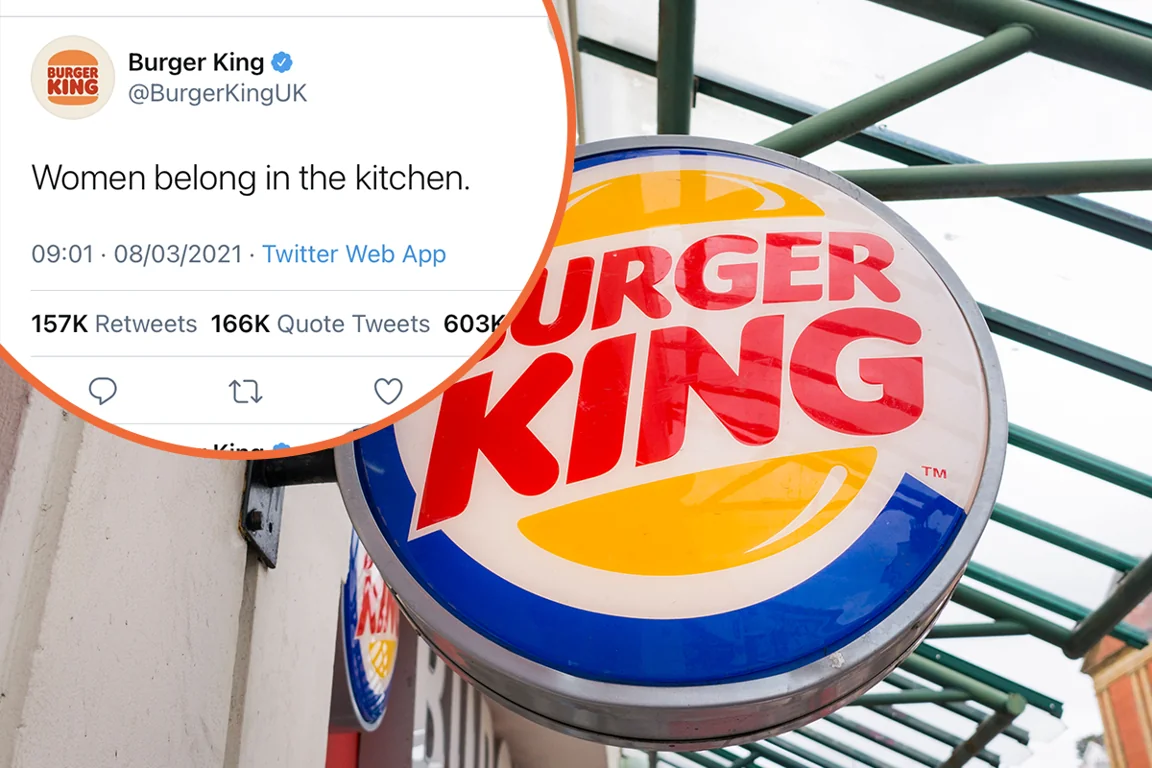 Burger King defended by Women In The Food Industry after controversial IWD tweet