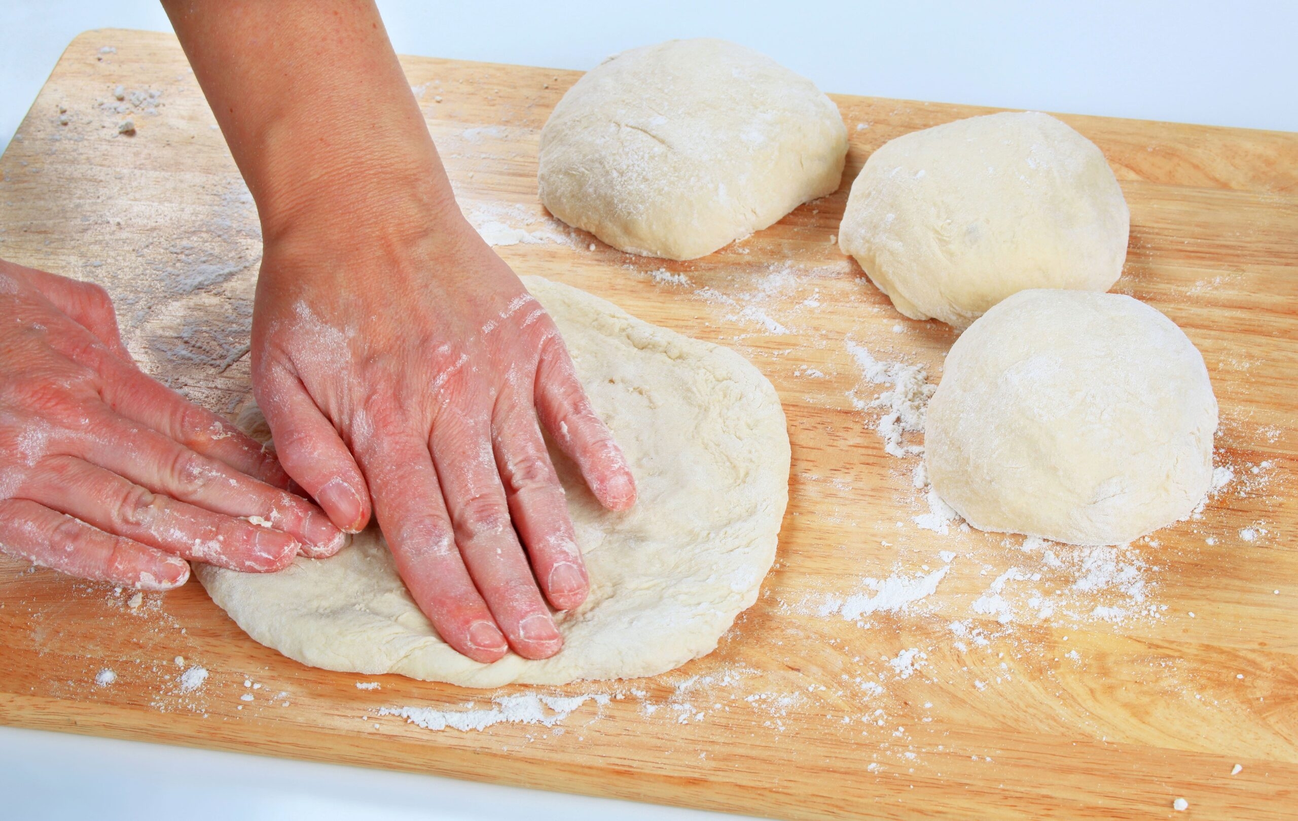 Making pizza at home