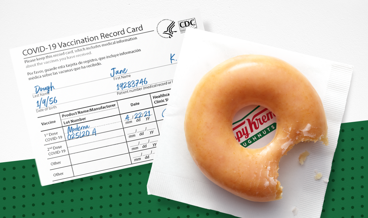 Krispy Kreme vaccination