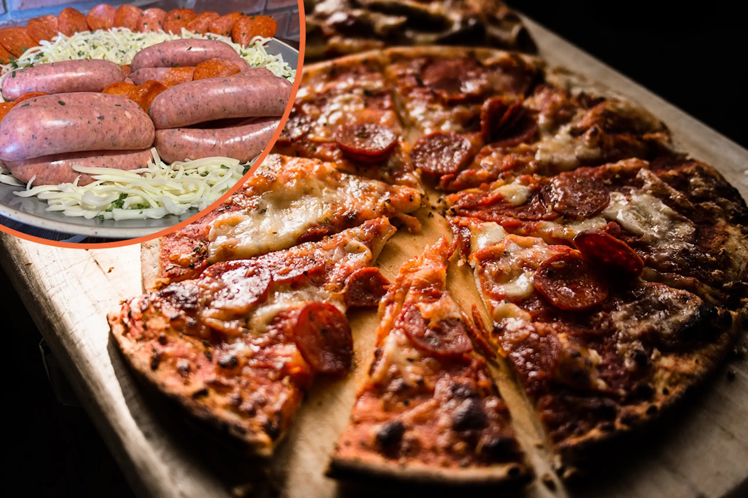 Pizza-flavoured sausages are now officially a thing