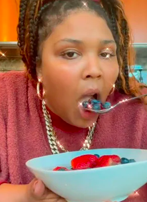 Lizzo breakfast tiktok