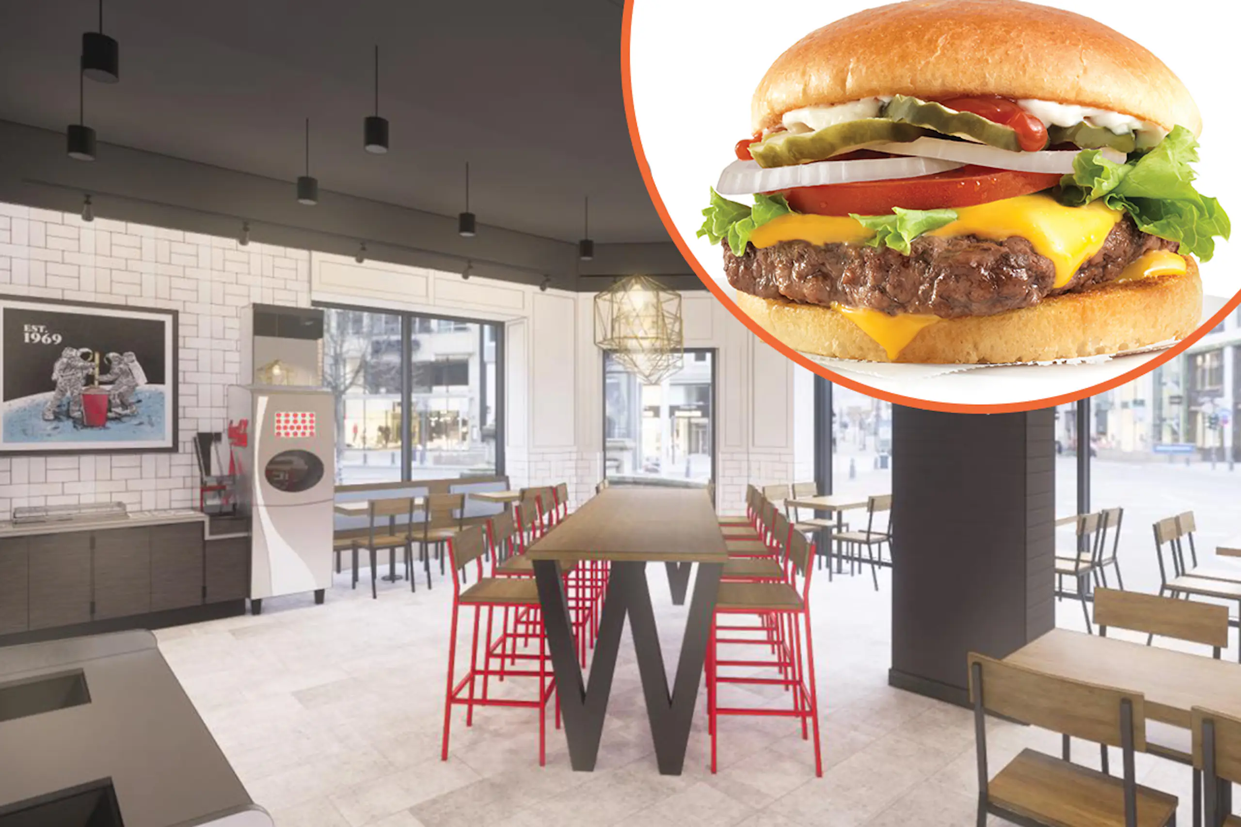 Wendy’s give an exclusive sneak peak inside their brand new UK restaurant