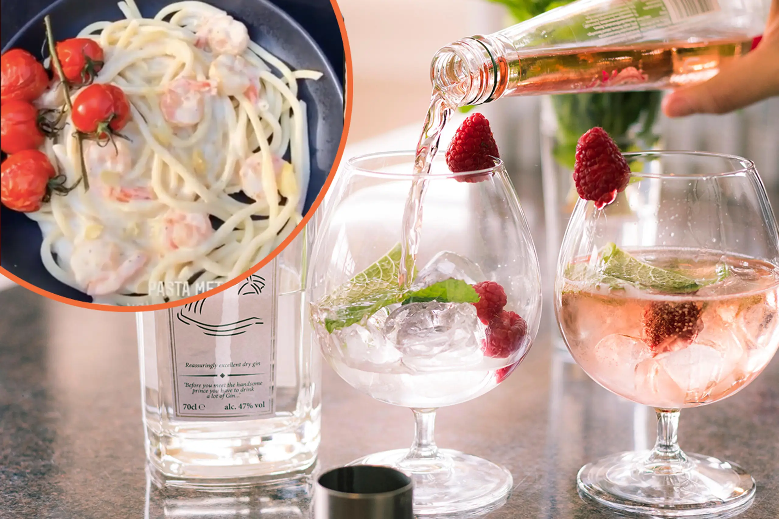 Gin pasta has become a huge viral food trend that no one saw coming