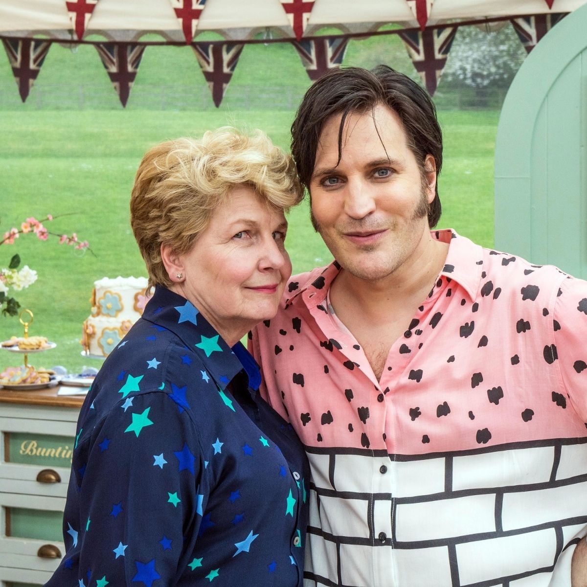 Sandi Toksvig and Noel Fielding