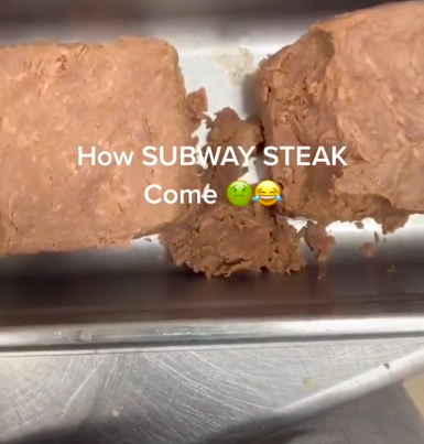 Subway steak TikTok