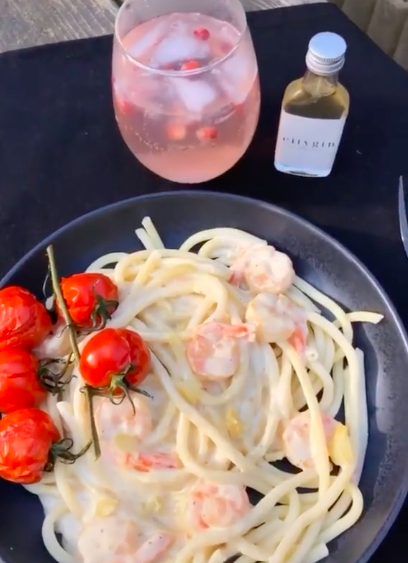 Gin pasta TikTok