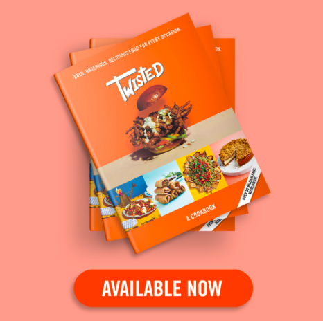 Twisted: A Cookbook is now available on Amazon and Waterstones (Credit: Twisted)