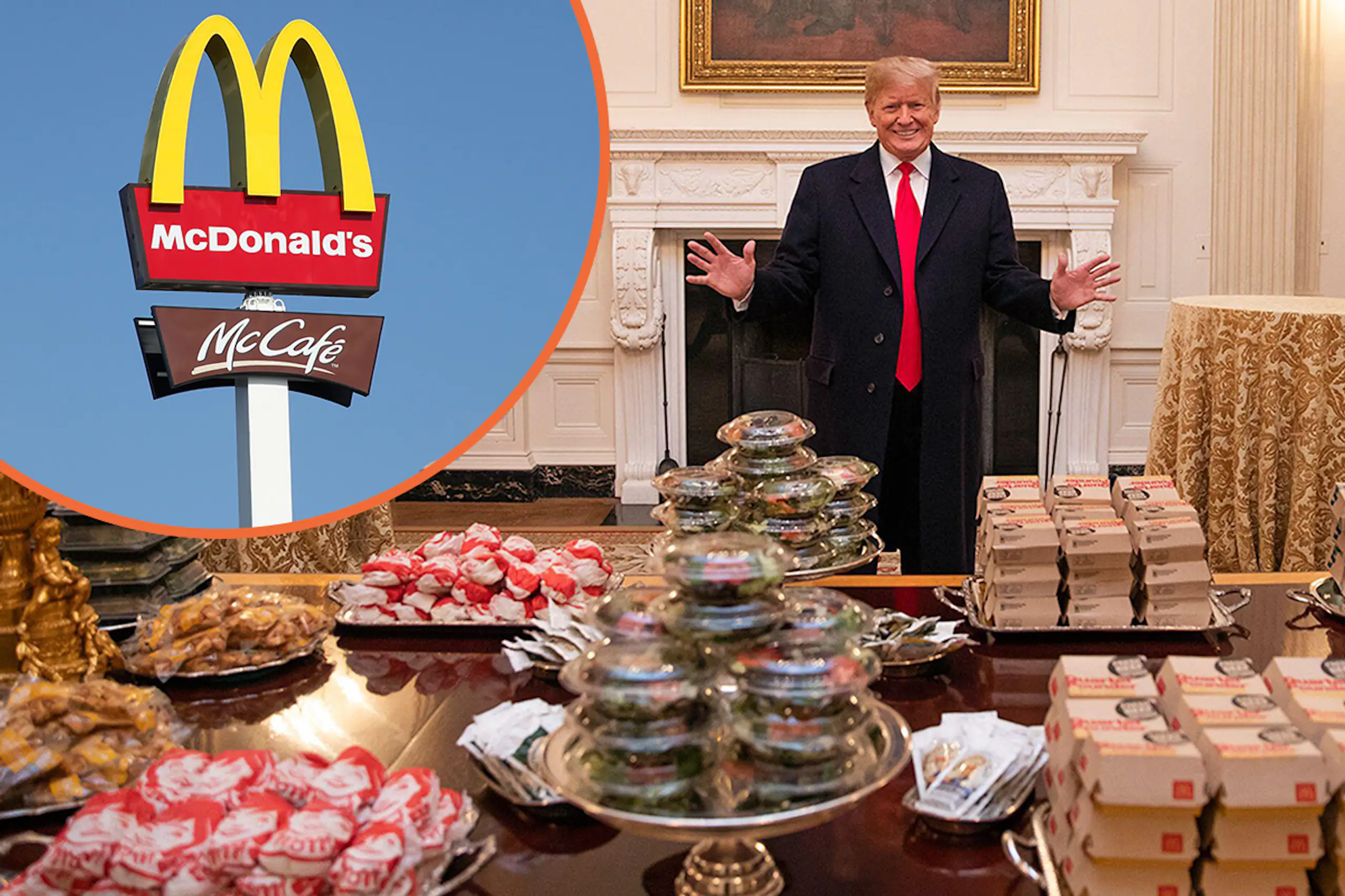 Donald Trump allegedly owes ex-security guard nearly £100 for a McDonald’s order