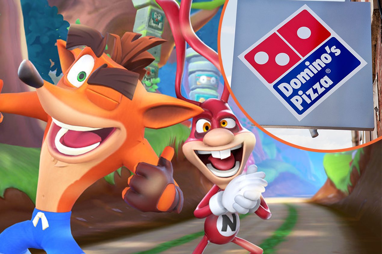Domino&#8217;s hints it&#8217;s launching a Crash Bandicoot pizza topped with Wumpa fruit – and people are obsessed