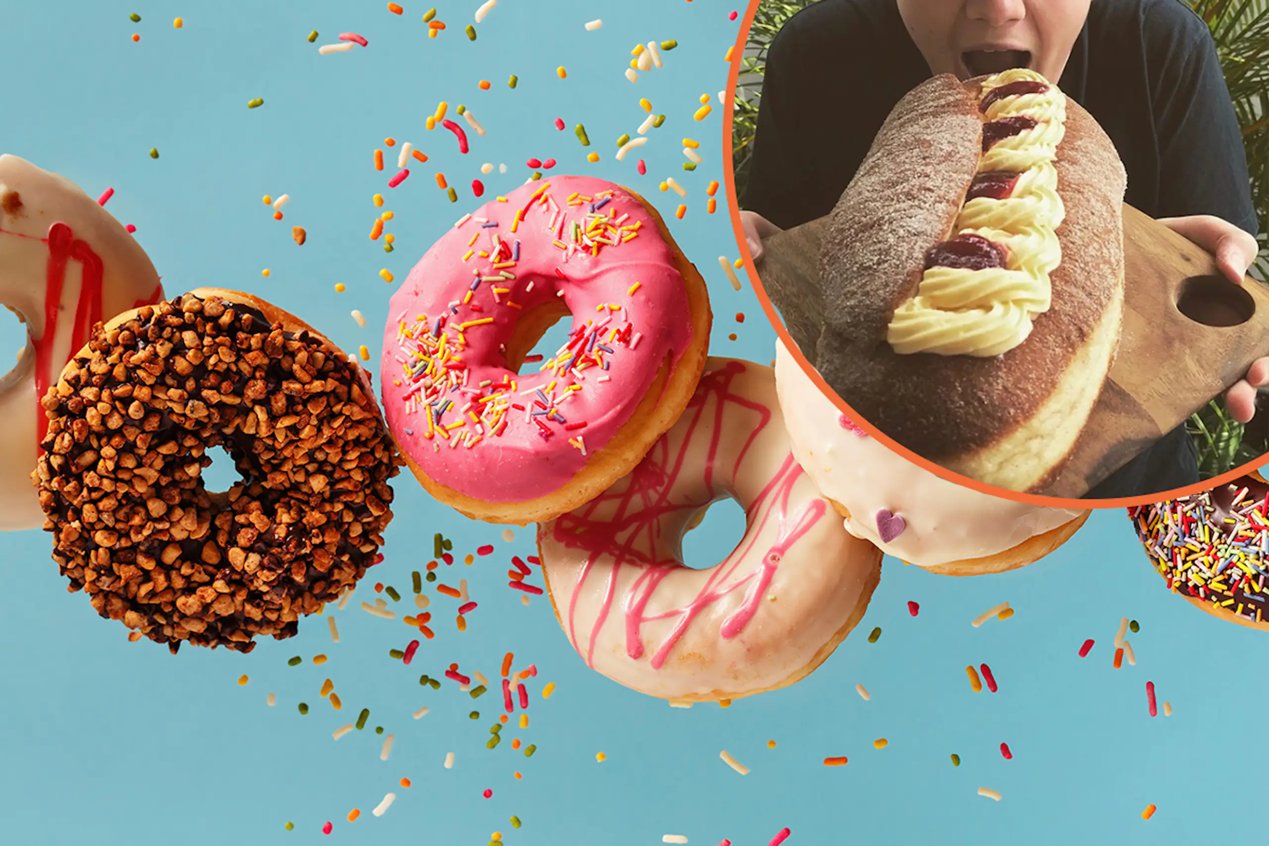 This bakery is looking for people to take on its gigantic 1kg doughnut challenge